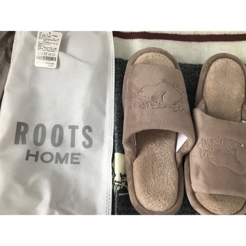Roots室內拖鞋（尺寸M ，23-26cm)