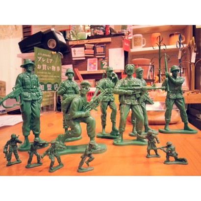 端午節特價 玩具總動員 超大 JUMBO SOLDIER 大綠兵 美國大兵 8隻 稀有 GIJOE 約12公分 現貨