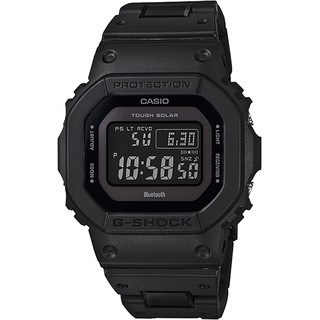 【CASIO】G-SHOCK 5600經典新高峰個性太陽能電波藍芽錶-黑紫(GW-B5600BC-1B)