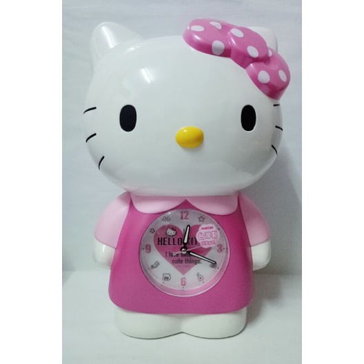 Hello Kitty 公仔造型 音樂鬧鐘 時鐘