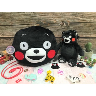 【✿佩佩部屋✿】日本正版 熊本熊 Kumamon 酷MA萌 絨毛 側揹包 斜挎包 斜揹包 鐵口包 口金包 珠扣包 零錢包