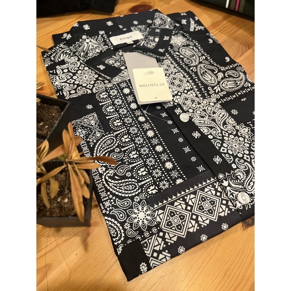 {FLOM} 台南實體店 BeAMS DOT VINTAGE STYLE BANDANA 變形蟲短袖襯衫 寛版襯衫