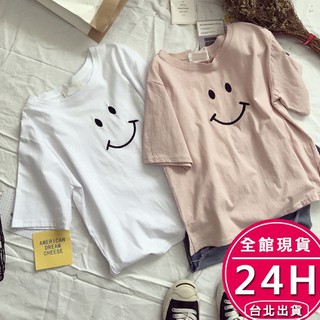 【梨卡】隔日到貨 女裝 衣服 上衣 短袖 t恤 韓版 女生衣服 夏季女裝 寬鬆上衣 顯瘦上衣 br1098【現貨24h】