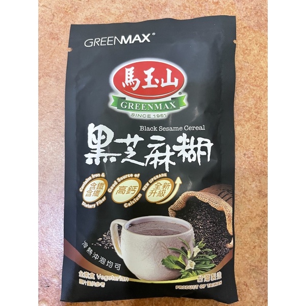 馬玉山黑芝麻糊沖泡包即食麥片一小包賣場滿100才出貨 蝦皮購物