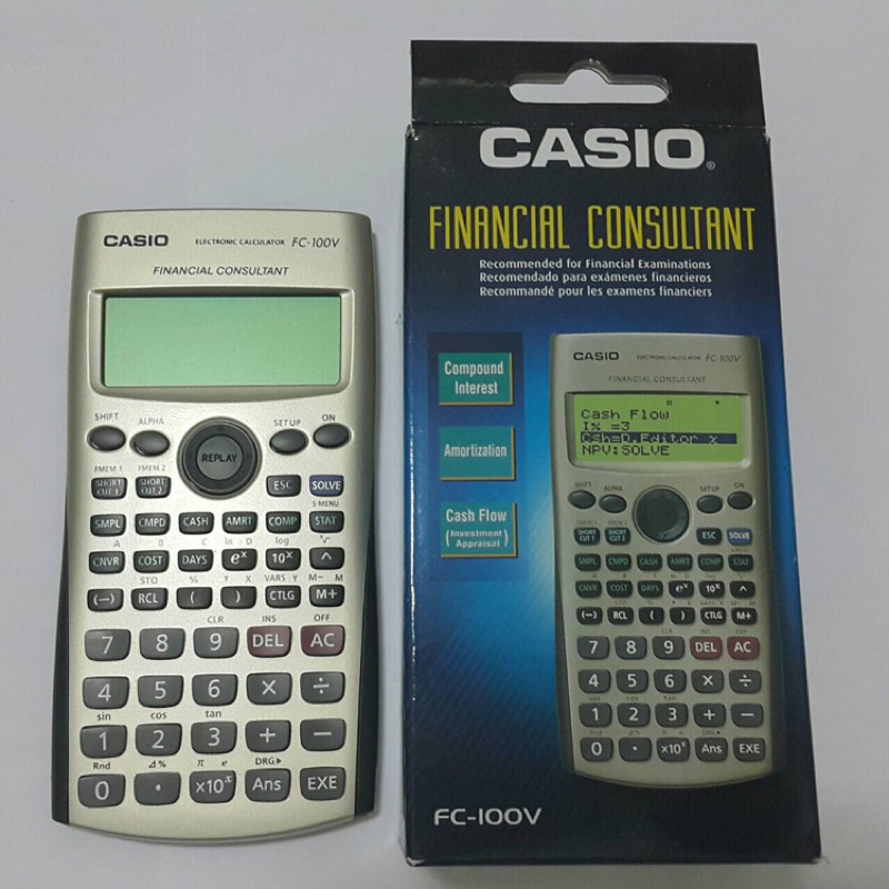 卡西歐casio FC-100v財務計算機