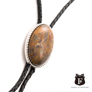 【MF select】神秘自然礦石 Bolo tie 保羅領帶 美式項鍊 皮質項鍊