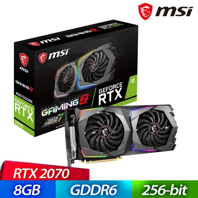 【買一送一】  MSI 微星 GTX2070 GAMING Z 8G 顯示卡 隨機送百元小禮