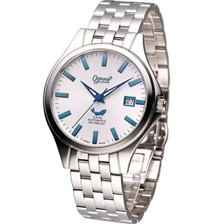 愛其華錶 Ogival 尊爵時尚機械腕錶829-24AGS-2銀白色