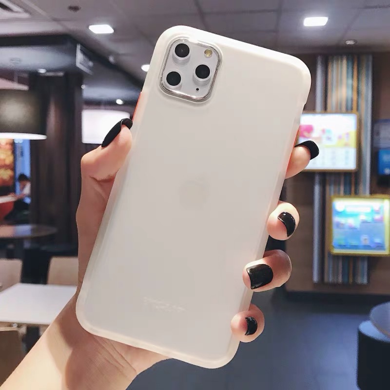 (全新)apple 透明手機殼 磨砂 蘋果 iPhone 11 Pro 防摔 保護殼 撞色