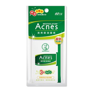 曼秀雷敦 Acnes 清爽吸油面紙 60枚入【新高橋藥局】