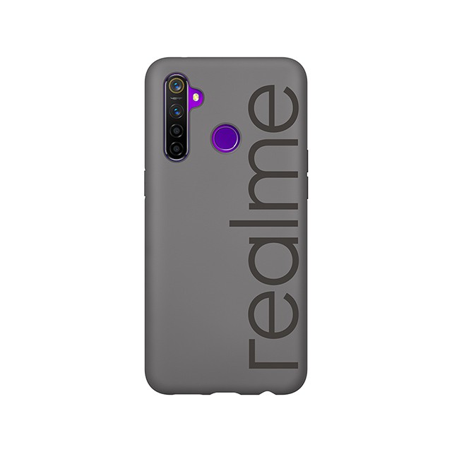 realme 5 Pro 原廠經典手機殼-經典灰