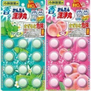 採潔~日本小林洗淨丸排水管清潔錠(薄荷，水蜜桃)