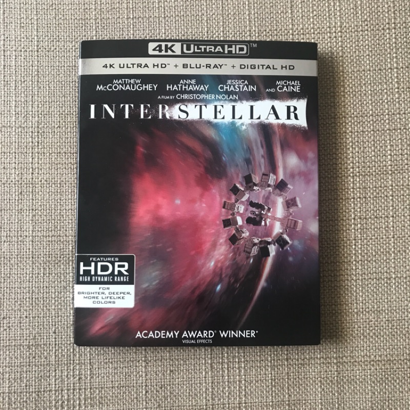 星際效應 interstellar 4k UHD藍光 美版