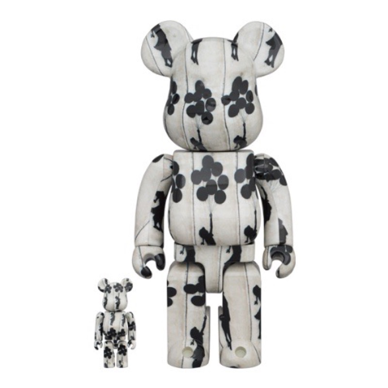 BE@RBRICK Flying Balloons Girl 100％ &amp; 400％ 班克斯 氣球女孩