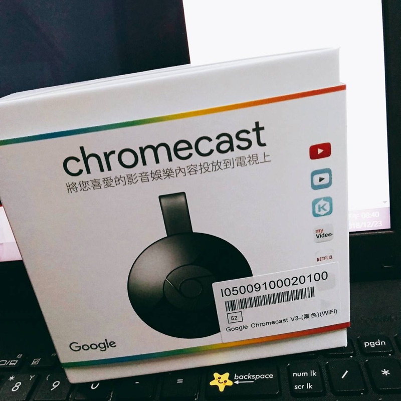 Google chromecast v3 黑色 wifi