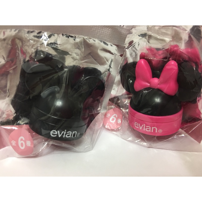 evian 米奇米妮瓶蓋 日本迪士尼Disney