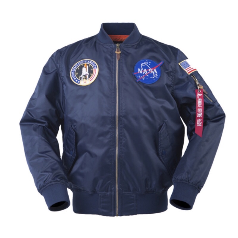 【黑貓士官長】 Alpha MA-1 聯名NASA飛行夾克紀念款