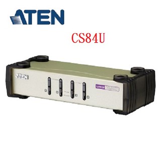 ATEN 4埠USB+PS/2 雙介面 KVM 多電腦切換器 CS84U