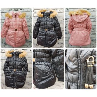 咪特童品🎉風衣腰身長版舖棉羽絨外套🎈𝐌𝐄𝐄𝐓童裝