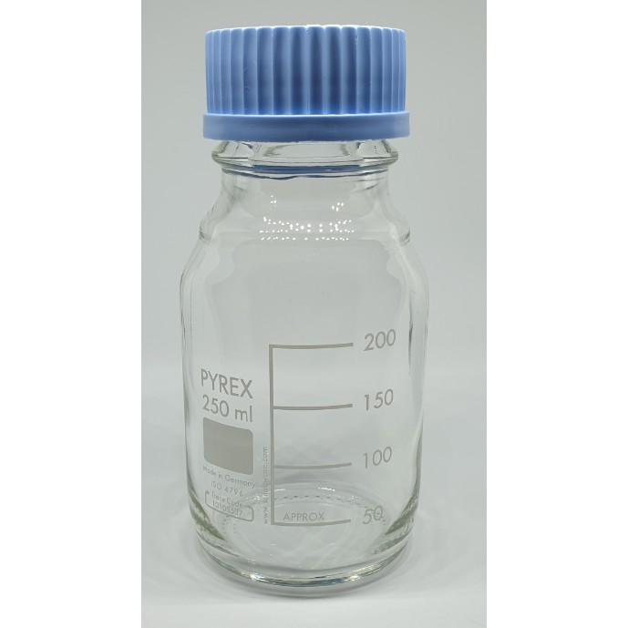 PYREX (英國製造)250ml 血清瓶 化工瓶 環保水瓶 Glass Bottle 耐熱玻璃 多款容量