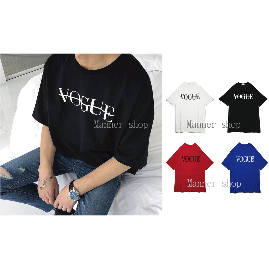 Parity Oversize 落肩寬鬆vogue 文字20支精梳棉高磅數純棉短t 短袖t恤 蝦皮購物