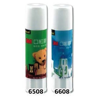 3M Scotch 超黏口紅膠小(8g)小熊6508/希臘風景6608