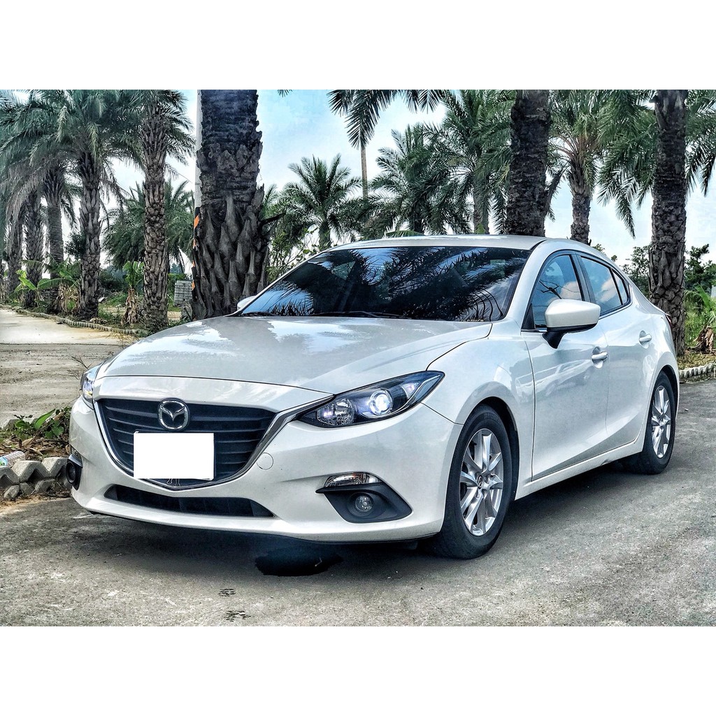 【FB搜尋桃園阿承】馬自達 超人氣MAZDA3 2016年 2.0CC 白色 二手車 中古車