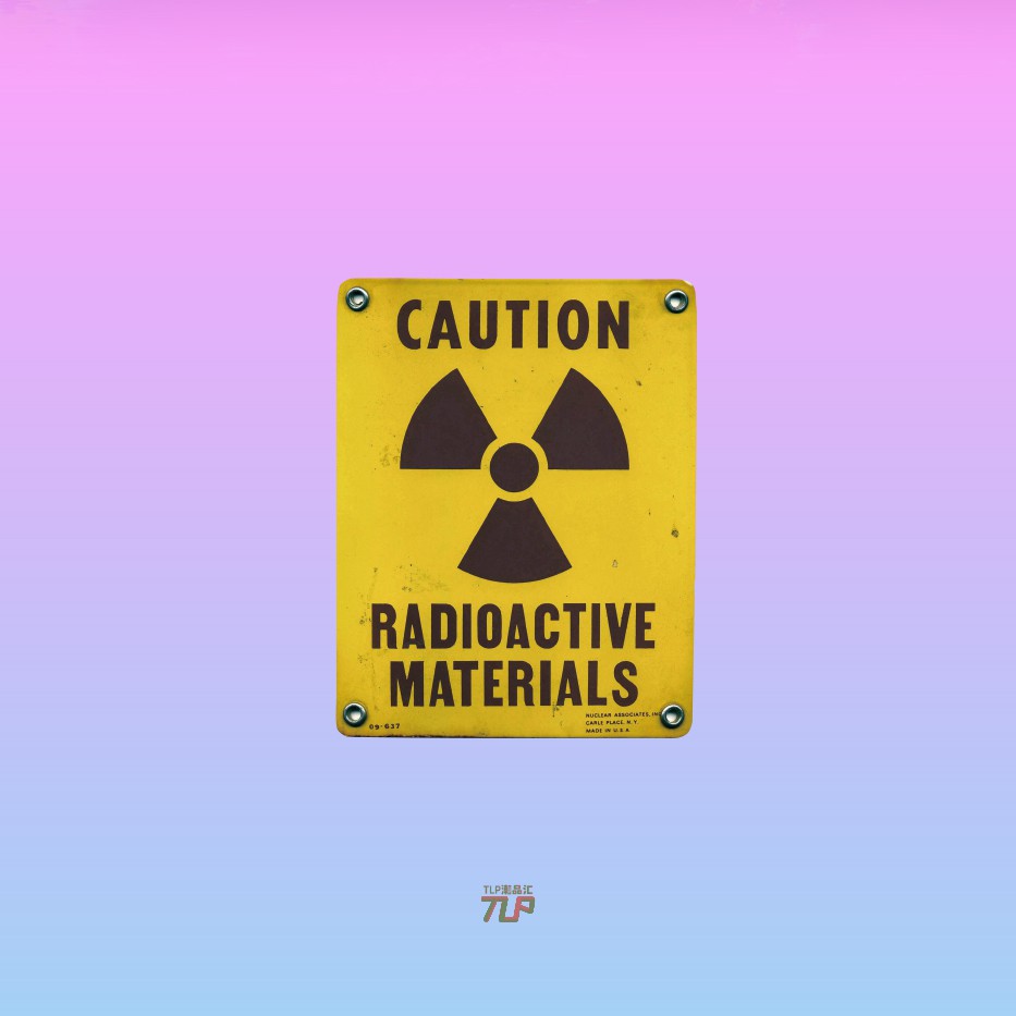 【現貨】TLP反光車貼 核輻射生化危機污染泄露標志危險勿靠近警示貼紙防水
