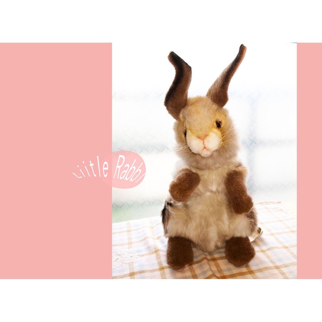 *Little Rabbit＊ 收藏品 全新 HANSA 擬真兔子