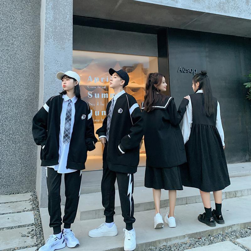 中学生校服套装学院风韩国女学生班服秋季初高中生英伦风jk制服dk 蝦皮購物