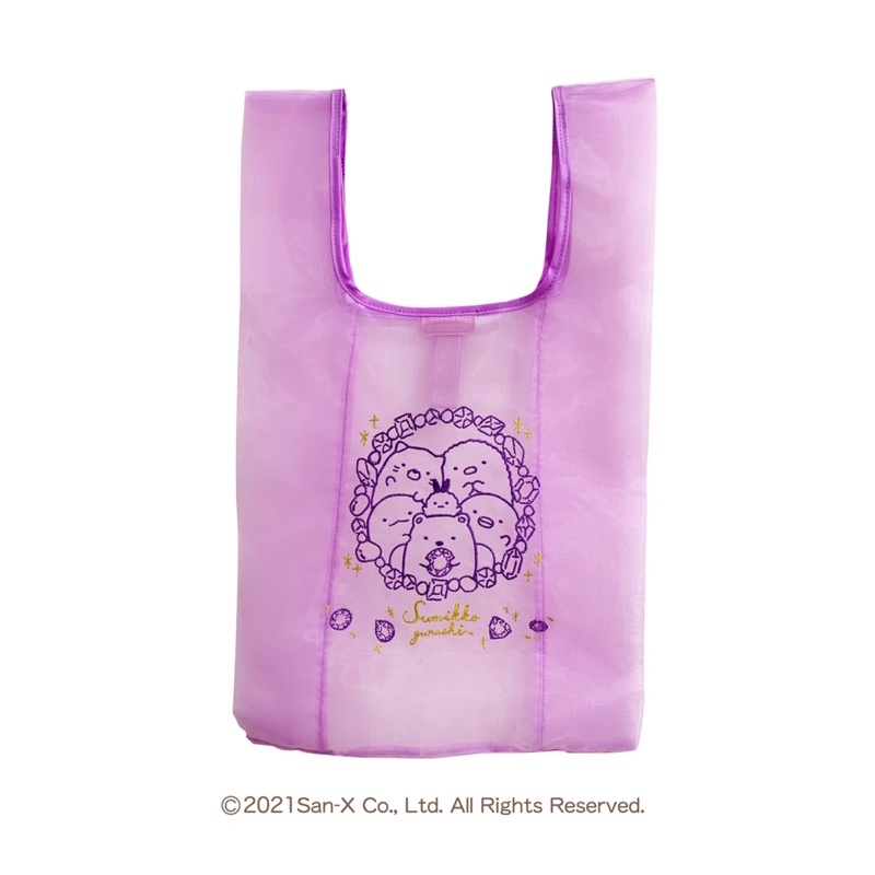 日本 角落生物 寶可夢 紗質刺繡 環保袋 購物袋