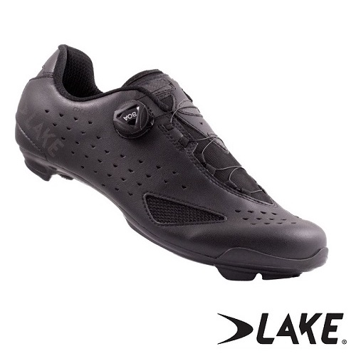 《LAKE》CX219-WIDE 寬楦版 男公路車鞋 黑色 (卡鞋/碳纖維底/進階/競賽/自行車/單車)