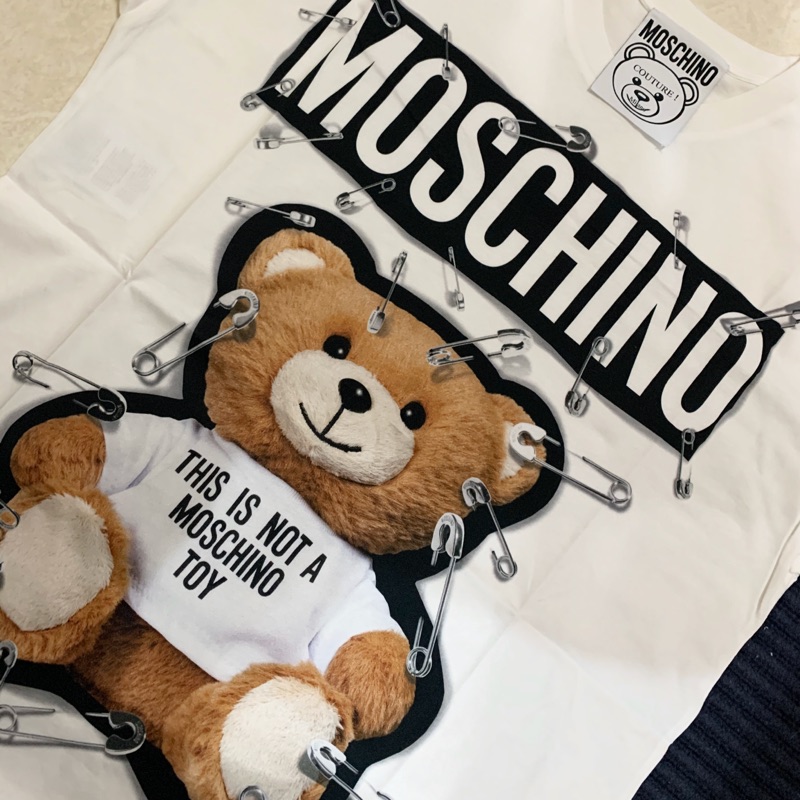 Moschino 別針小熊 女 短袖