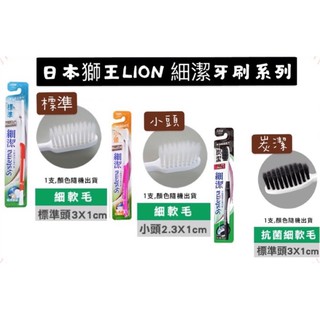 💢新品上市💢 日本獅王LION 細潔牙刷 小頭 / 標準 / 炭潔