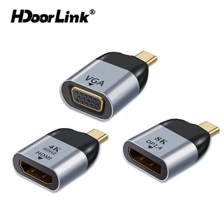 XIAOMI Hdoorlink USB C 型轉 HDMI 電纜適配器 USB C 轉 VGA DP 視頻轉換器適配器
