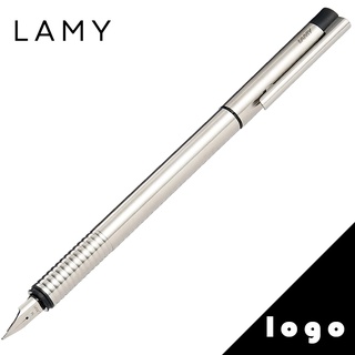 LAMY logo連環系列 05 鋼筆 亮面不鏽鋼
