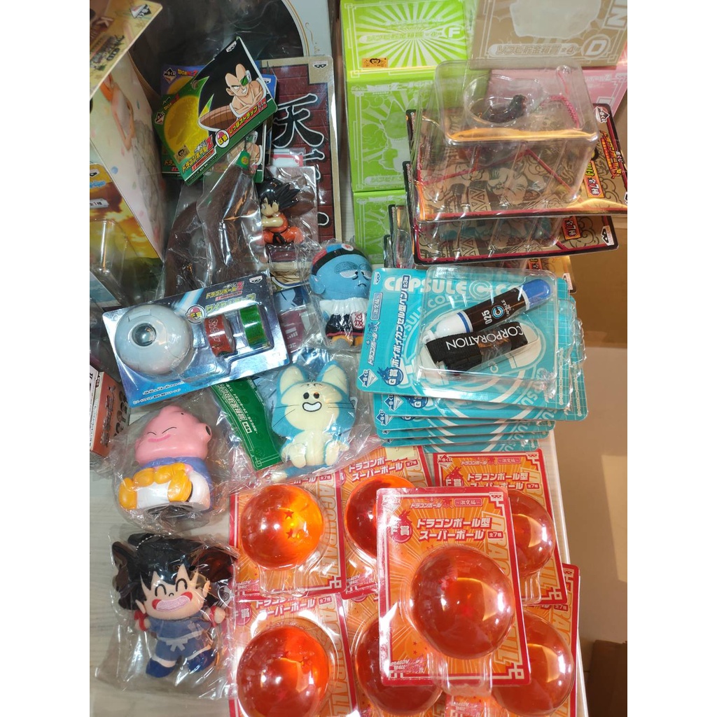 全新 日版 七龍珠改 七龍珠Z 七龍珠超 一番賞 公仔 毛巾 油畫板 文具 布偶吊飾 儲金箱 悟空 達爾 普烏 貓仙人