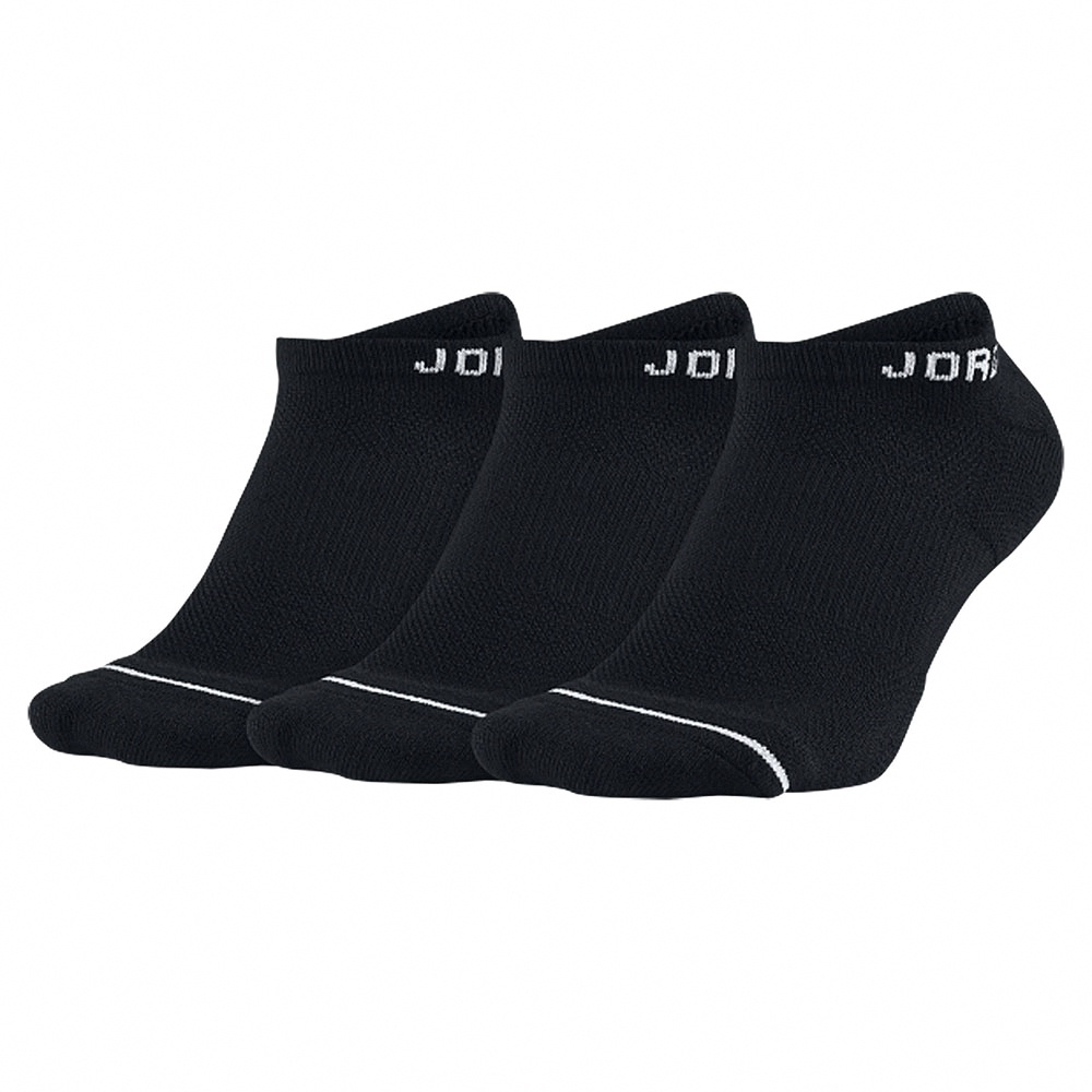 Jordan 踝襪 Jumpman Socks 3雙入 黑色 基本款 襪子 男女款【ACS】 SX5546-010