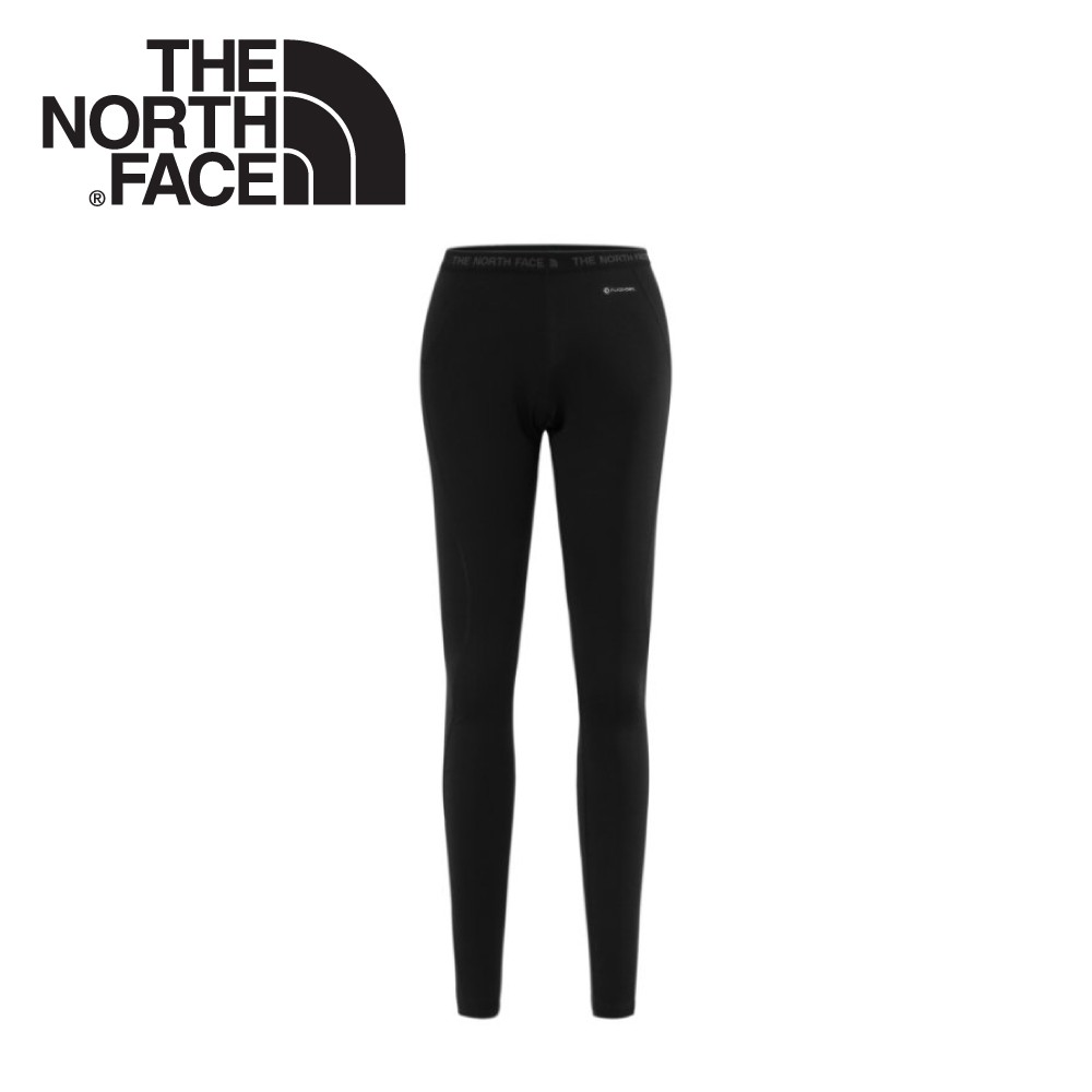 【The North Face 女 FlashDry 保暖緊身褲《黑》】CL80-JK3/吸濕排汗/建身/戶外/悠遊山水