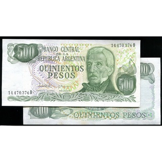【紙幣】ARGENTINA(阿根廷), P303c , 500-PESO , ND(1977) ,品相全新UNC #20