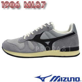 Mizuno美津濃 D1GA-190506(ML87) 灰X黑 1906休閒運動鞋 036M