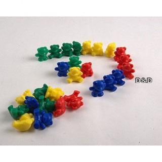 USL 遊思樂積木 3形4克寶貝熊 ( 120 pcs ) 教學積木