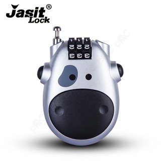 Jasit Lock-全新輕量化溜溜球鎖 便攜防盜密碼鎖 自行車伸縮鋼絲鎖 腳踏車鎖 單車大鎖 海關延長鎖 行李鋼纜鎖