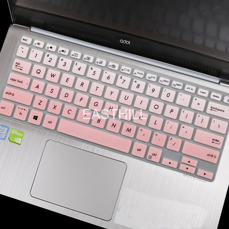 Easthill 矽膠筆記本電腦鍵盤保護鍵盤保護套適用於華碩 VivoBook S13 S330UN s330 s330