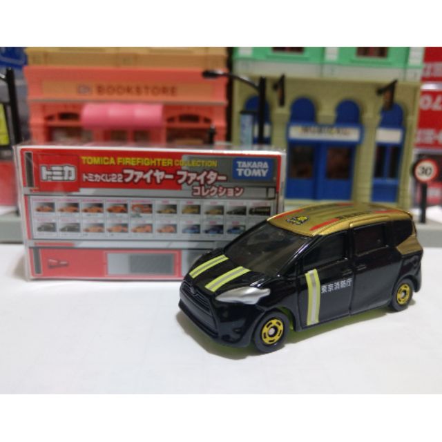 Tomica 消防 抽抽樂 東京 消防車 Toyota Sienta 國民神車 漂亮塗裝