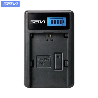 【高雄四海】SEIVI Canon LP-E6 LP-E6N 電量顯示單座充．保固一年．6D2 副廠充電器 另有雙快充