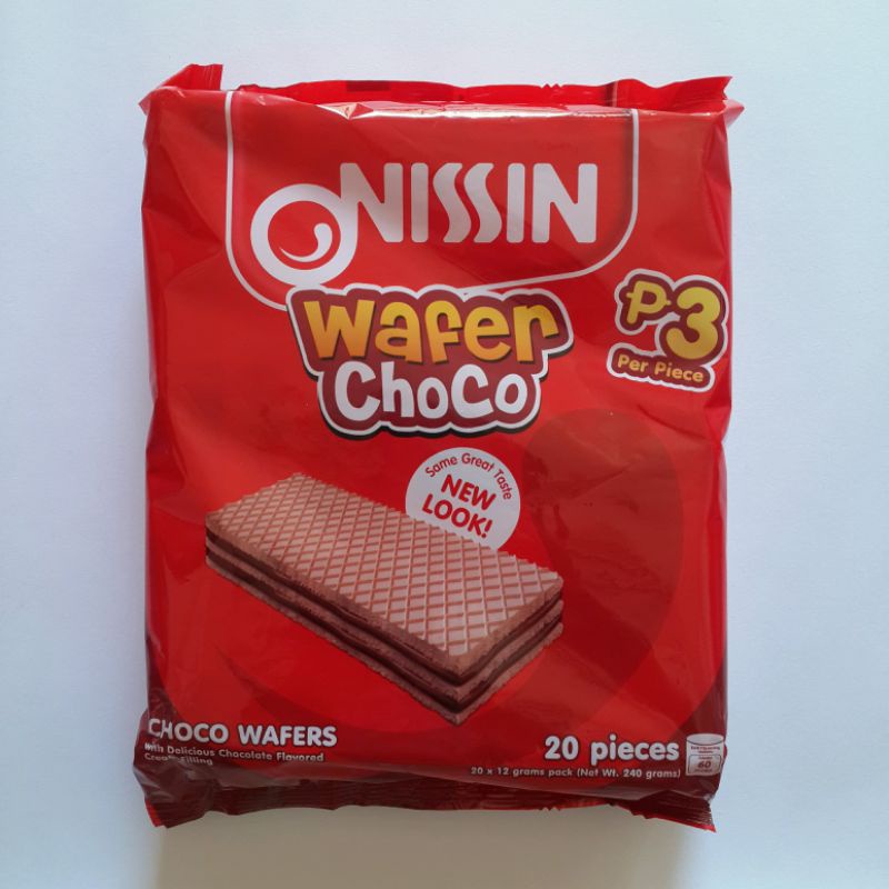 NISSIN WAFER CHOCO 可可威化餅 240g 菲律賓 餅乾 巧克力威化餅 威化餅 夾心酥