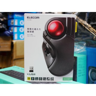 【本店吳銘】 日本 ELECOM M-HT1DRBK 無線超大軌跡球滑鼠 Huge Trackball 臺灣公司貨