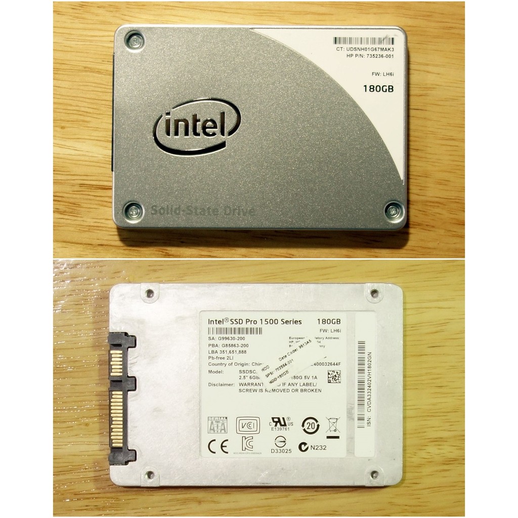 (For wqer987 only) Intel SSD Pro 1500 series 180GB