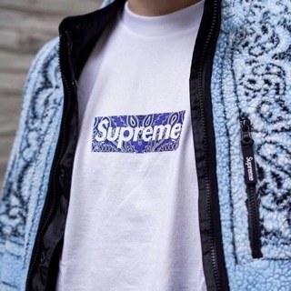 supreme blue bandana shirt